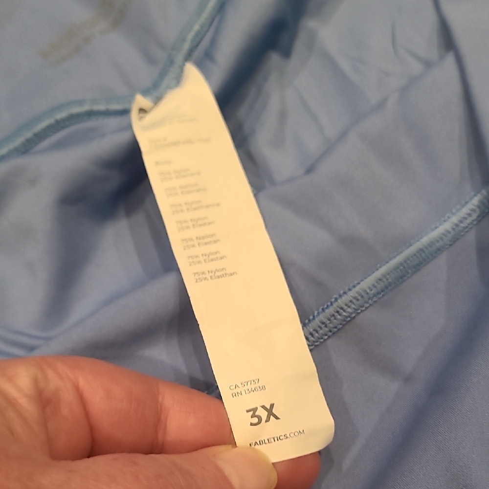 Fabletics Motion365 High-Waisted Legging Size 3x Blue - Picture 3 of 7